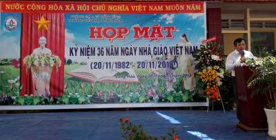 Lễ kỉ niệm 36 năm ngày nhà giáo Việt Nam